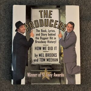 THE PRODUCERS 2001 by Mel Brooks and Tom Meehan Broadway Musical Book